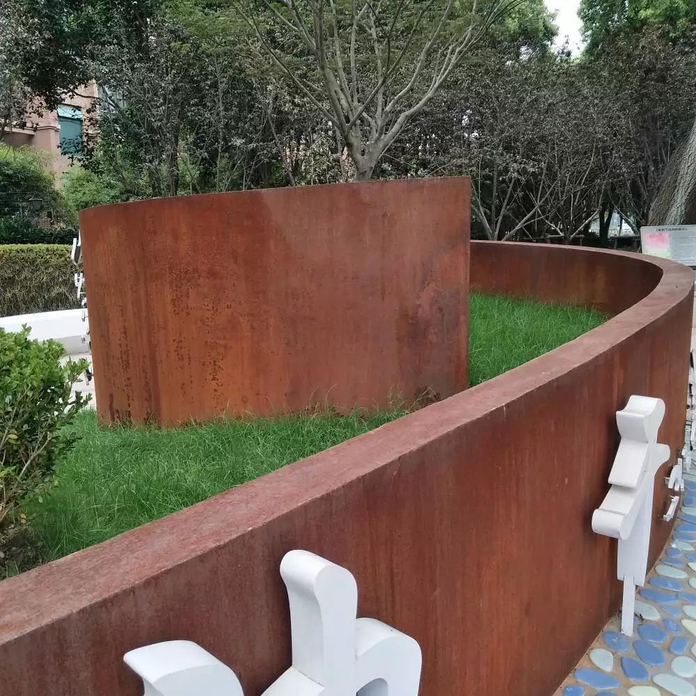 白城耐候钢板花园围边