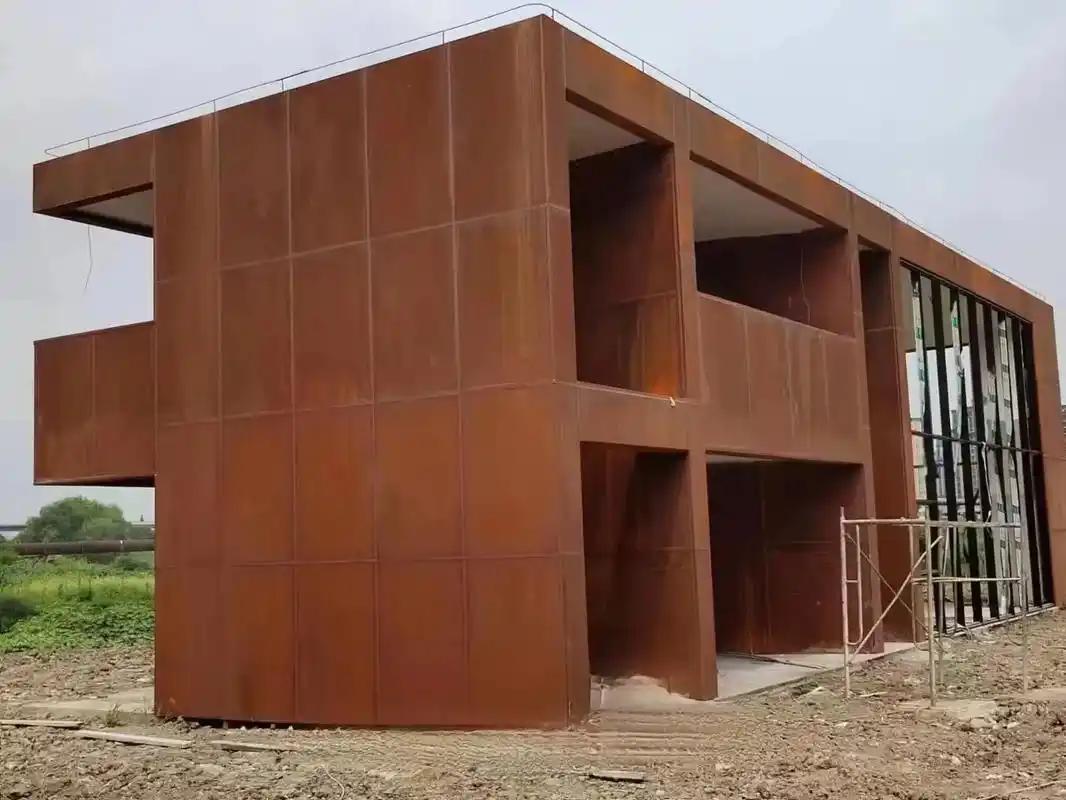 白城耐候钢板幕墙