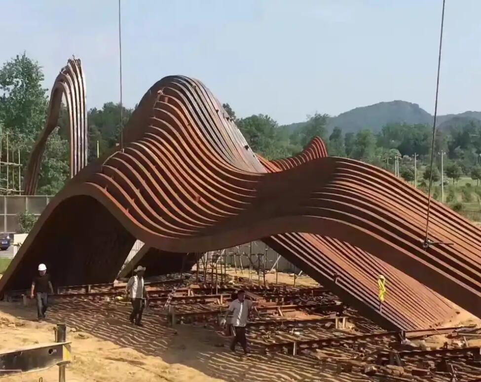 白城耐候钢板雕塑