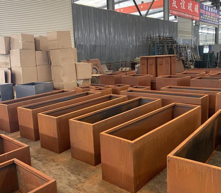 白城耐候钢板花箱